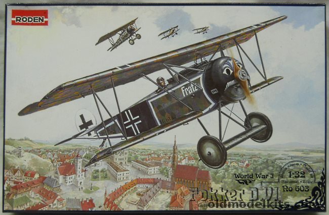 Roden 1/32 Fokker D-VI - (D.VI), Ro603 plastic model kit